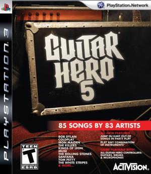 Echanger le jeu Guitar Hero 5  sur PS3